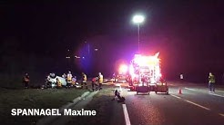 Accident avec deux désincarcérations sur la RD2 entre Cernay et Wittelsheim