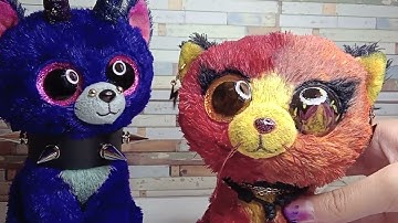 Customizing Kiki to Beelzebub!?! ||Beanie boo Custom