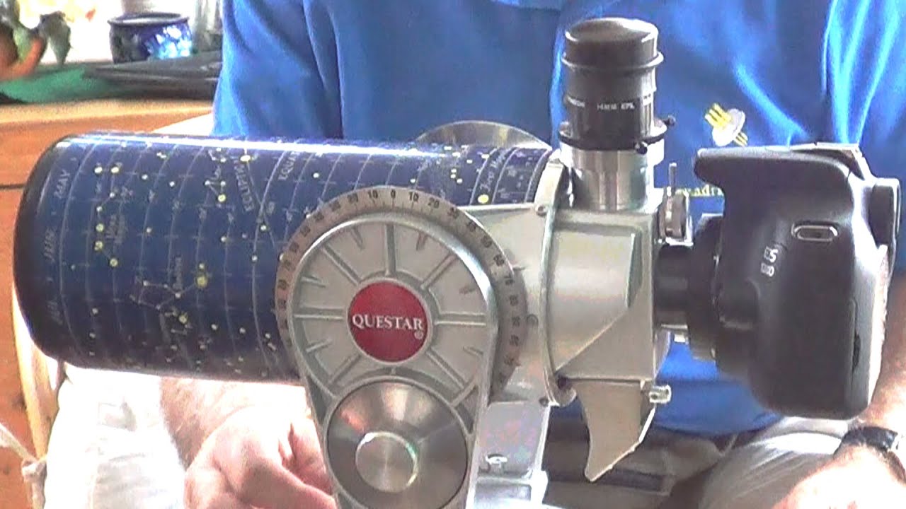 Photo and video adapter for Questar telescope - YouTube