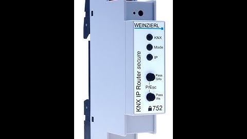 Weinzierl KNX IP Router 752 secure