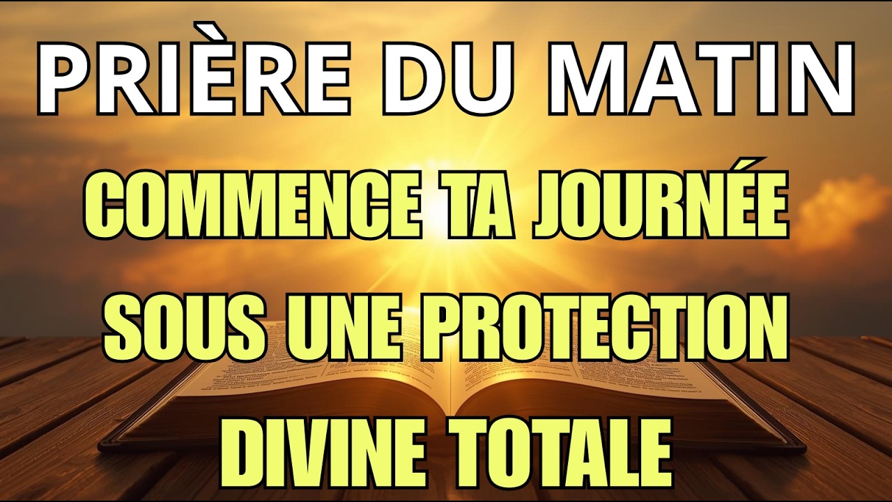 COMMENCE TA JOURNÉE SOUS UNE PROTECTION DIVINE TOTALE