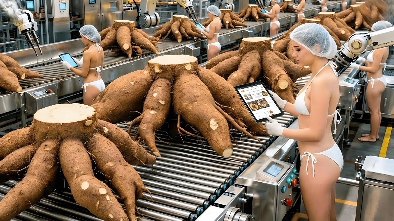 Inside the Factory: Turning Tons of Cassava into Premium Liquor Every Day (Full Process)