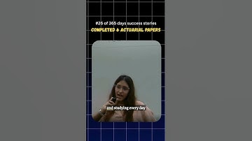 Gunsha Jain has cleared 6 actuarial papers, a journey filled with late nights.