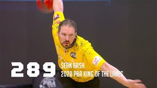 Pba Nearly Perfect Sean Rash Bowls 289 Game To Retain Crown In 2020 Pba King Of The Lanes