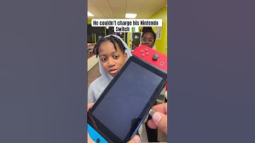 He Couldn’t Charge His NINTENDO Switch 🫣 #shorts #nintendo #moneytalkswireless