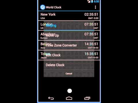 Jam Widget Dunia