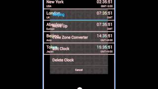 World Clock & Widget - Demo Video screenshot 5