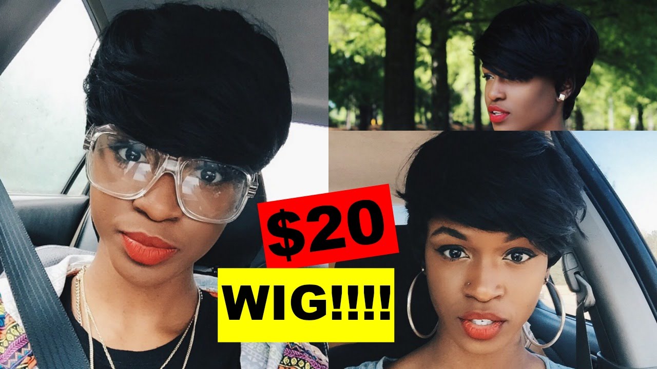 The Most Natural Short Wig For 20 Sensationnel Fab Fringe Unboxing And Review Youtube