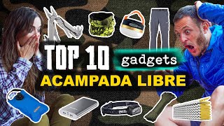 TOP 10 gadgets ACAMPADA LIBRE y camping (Comprobado)