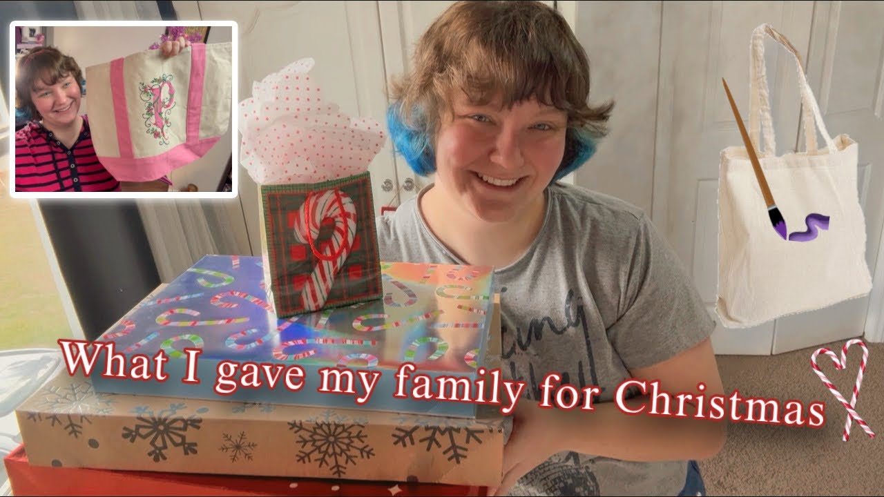 What I gave my family for Christmas - Art Vlog