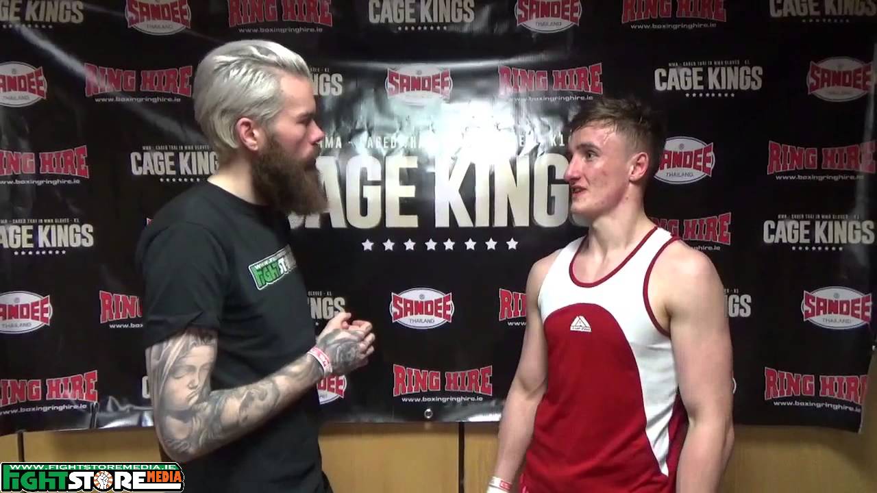 John Mitchell post fight interview at Cage Kings Dublin