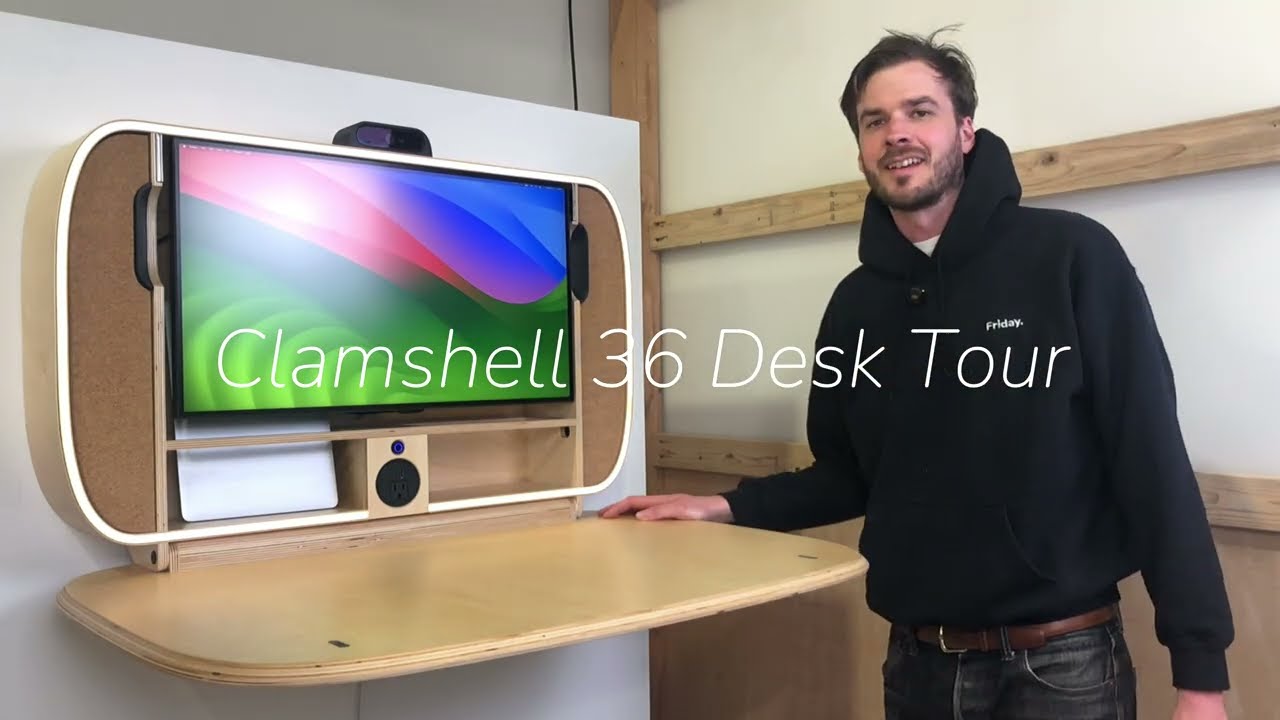 Friday. — Clamshell 36 Murphy Desk – Made in the USA