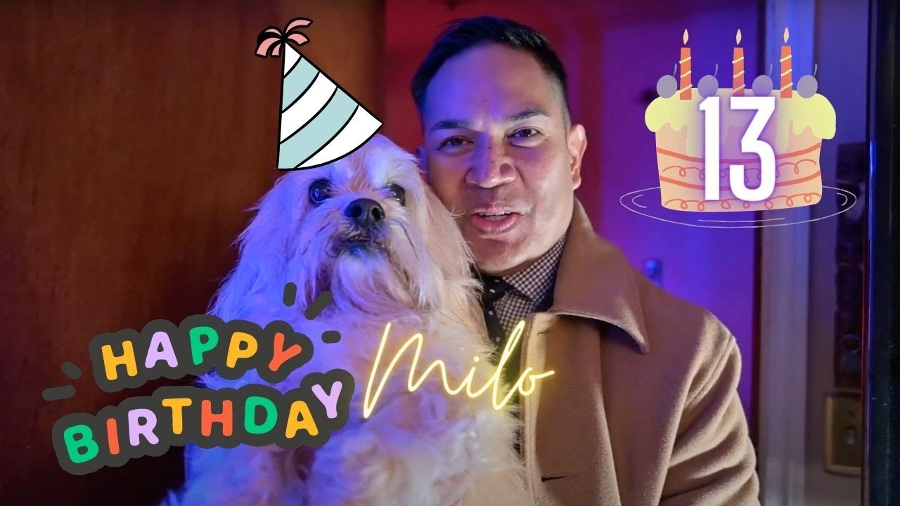 Happiest 13th Birthday to my BEST BUD MILO!!!