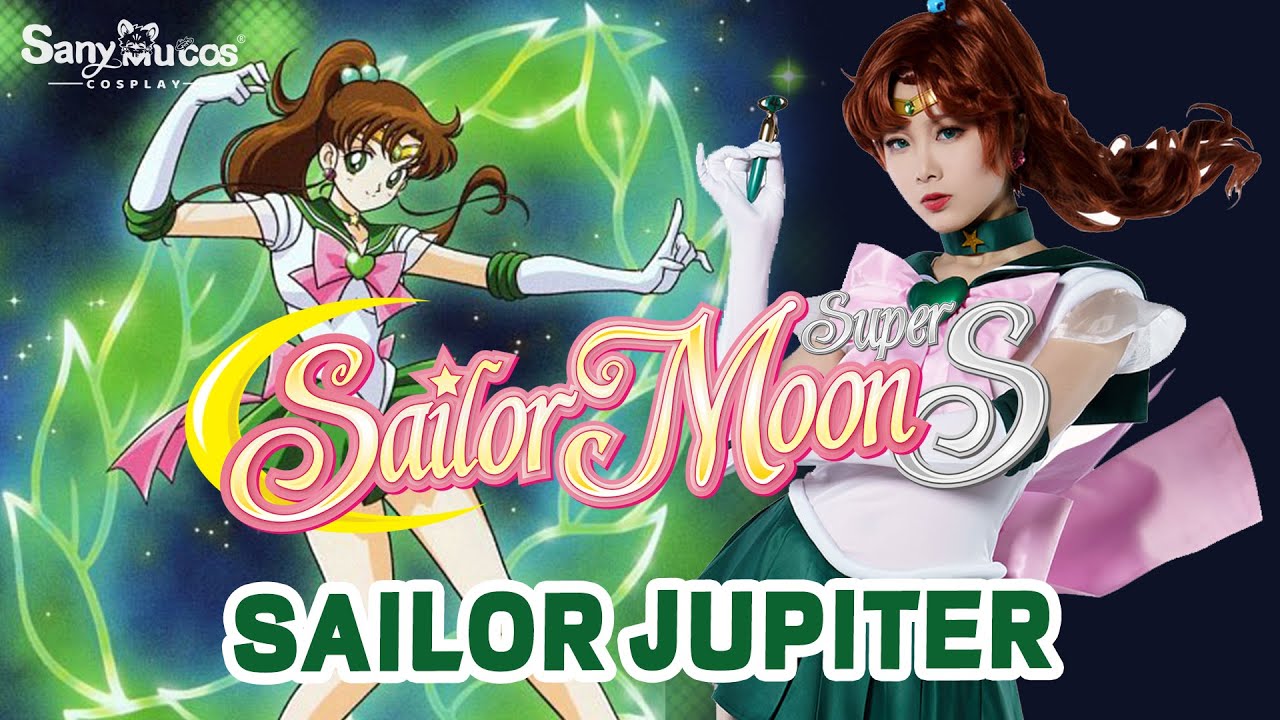 【SanyMuCos】Sailor Moon SuperS Sailor Jupiter Makoto Kino Battle Suit Cosplay Costume Detail Show