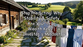 Stop Predicting! Why Stability & Safety Are Your True Wealth Keys | Investor's Mindset