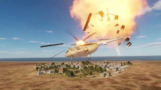 Epic Helicopter Crashes, Airplane Attack Takedowns, Aircraft Collisions. (DCS World)