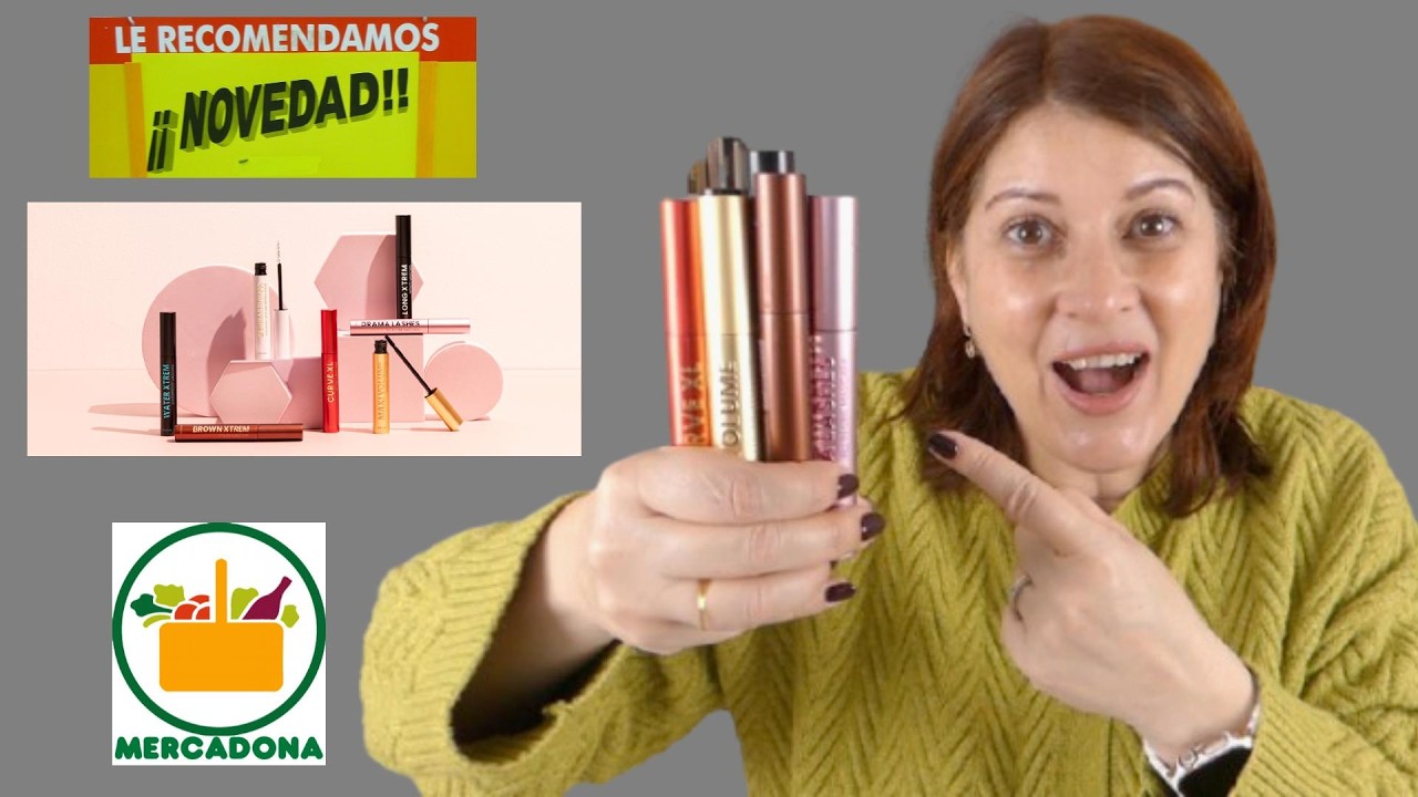 🔥Nuevas Máscaras de Pestañas de MERCADONA / las pruebo TODAS 🤔