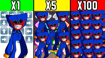 FNF Character Test | A Lot Of Huggy Wuggy | Gameplay vs Playground