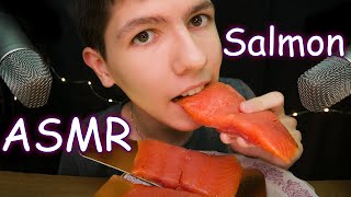 ASMR SALMON EATING SHOW 🐟 АСМР ИТИНГ СЕМГА 🐡 [ Mukbang / Мукбанг / Еда / 먹방 , 연어 ]