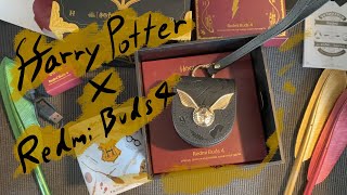 Harry Potter X Redmi Buds 4 Unboxing and how to connect app #harrypotter #redmi4x