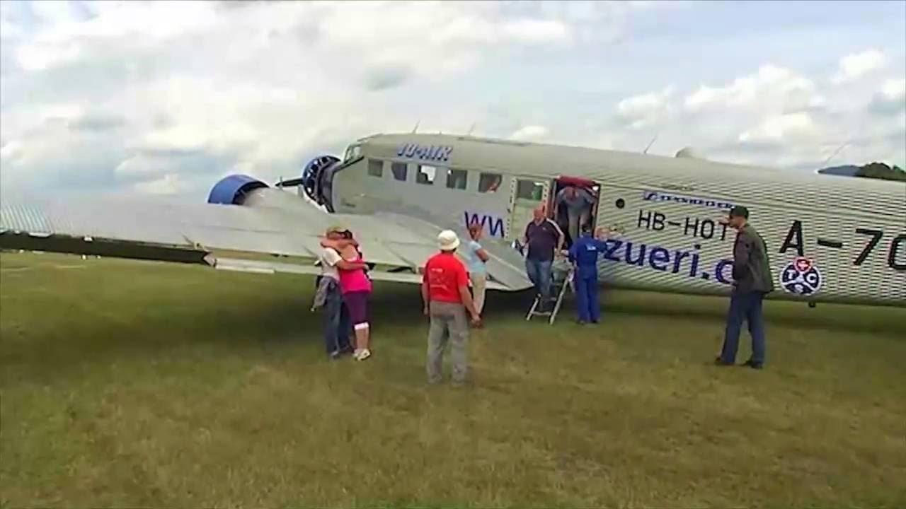Tante Ju zu Besuch beim Flugplatzfest in Baden-Oos Flugplatz feiert 100-jähriges Jubiläum