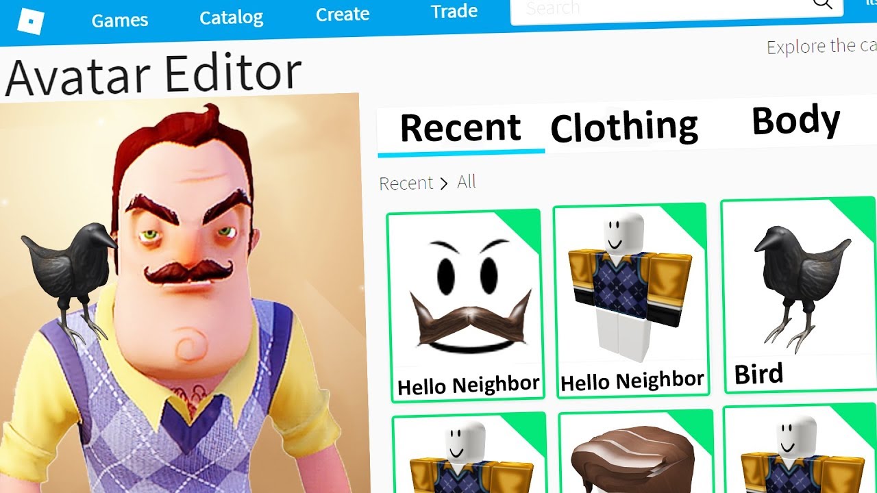 Making Hello Neighbor A Roblox Account Youtube - hello roblox profile