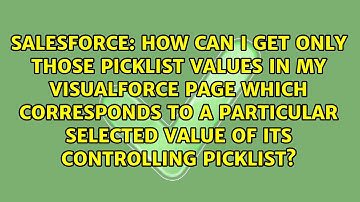 How can I get only those picklist values in my visualforce page which corresponds to a...