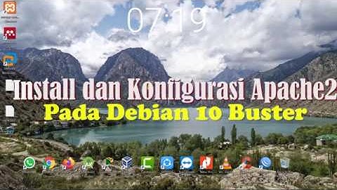 Install dan Konfigurasi Web Server Apache2 Debian 10