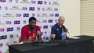 Rain or Shine postgame press conference after 116-109 win over Macau Black Knights