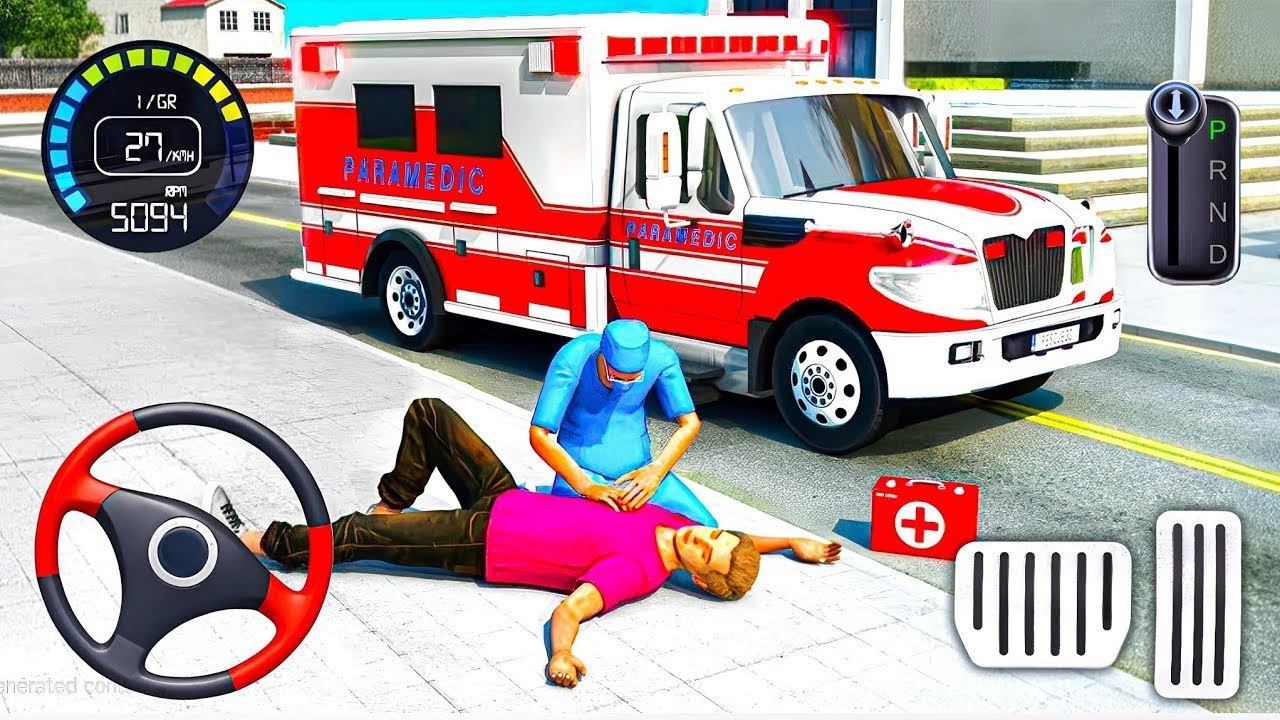 REAL AMBULANCE SIMULATOR 2025 | Ultra Realistic Emergency Rescue Missions & 4K Gameplay, USA Edition