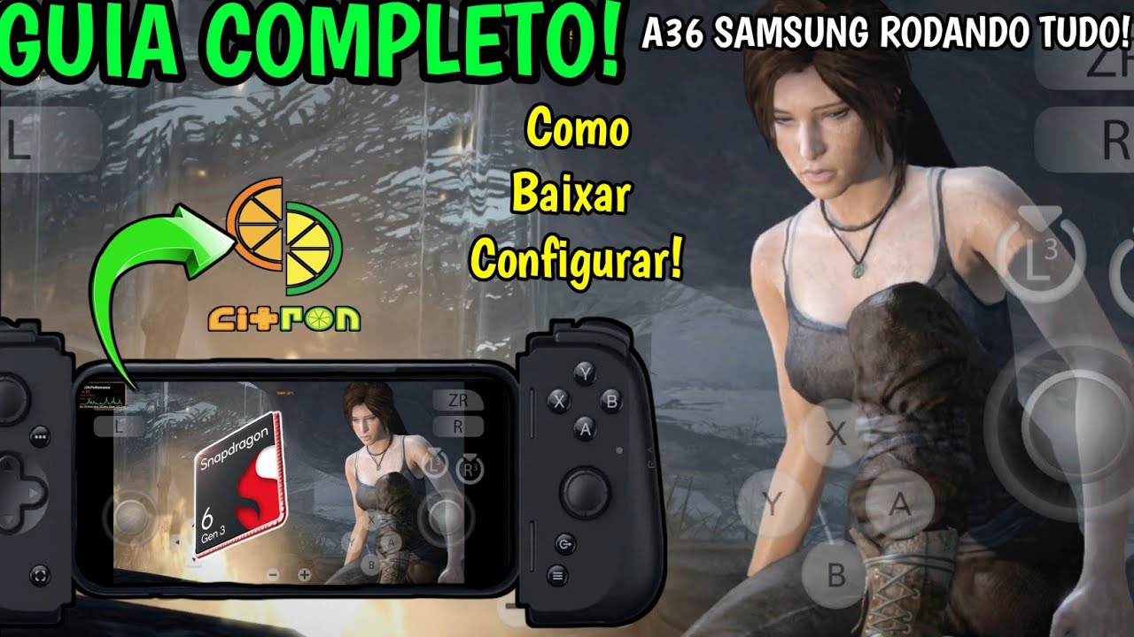 CITRON emulator android | GUIA Completo COMO: baixar o emulador e Configurar KEYS, drivers e jogos