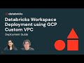 Deploy databricks workspace on GCP with your own VPC (BYOVPC)