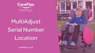 Serial Number Location | MultiAdjust | CareFlex