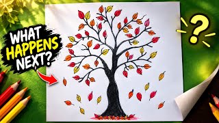 How to Draw an Autumn Tree 🍂 | Fall Tree Drawing Easy | Step by Step How to Draw an Autumn Tree 🍂 | Fall Tree Drawing Easy | Step by Step