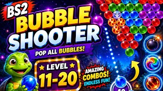 Bubble Shooter Game Level 11-20 Walkthrough 🔥 Crazy Bubble Pop Gameplay 😍 #BS2 screenshot 4