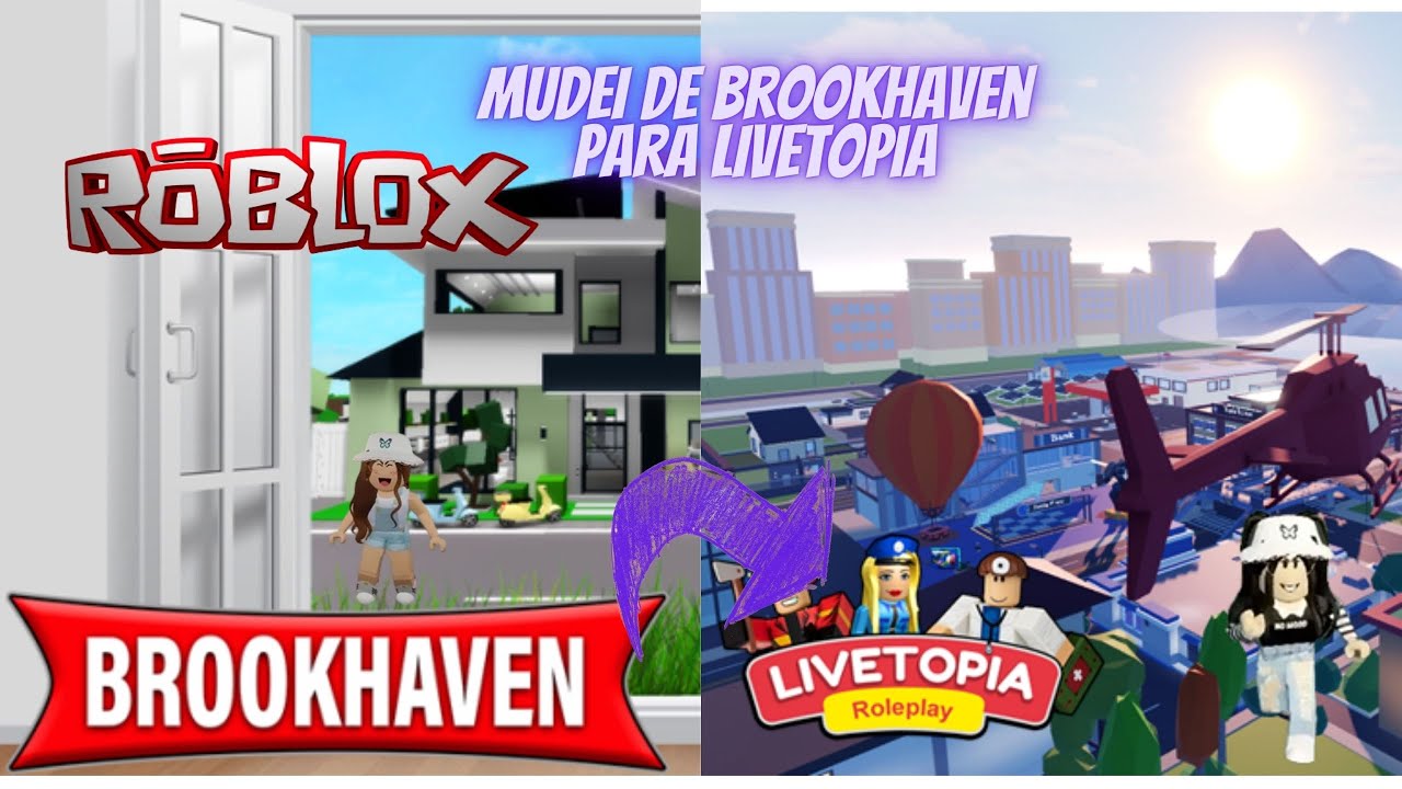 mudei para uma nova cidade (brookhaven RP) roblox 