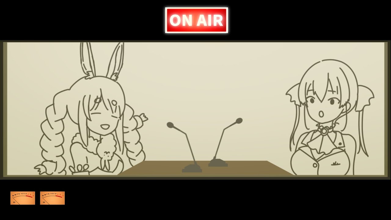 【漫画】ぺこらっぷを歌うマリン船長とぺこら【ホロライブ 切り抜き】