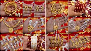 পয়লা বৈশাখ স্পেশাল 🔥 Matro 1 Gram Theke Gold Jewellery 😍😲| Necklace/Rings/Choker/Sakha/Pola/Tikli 10