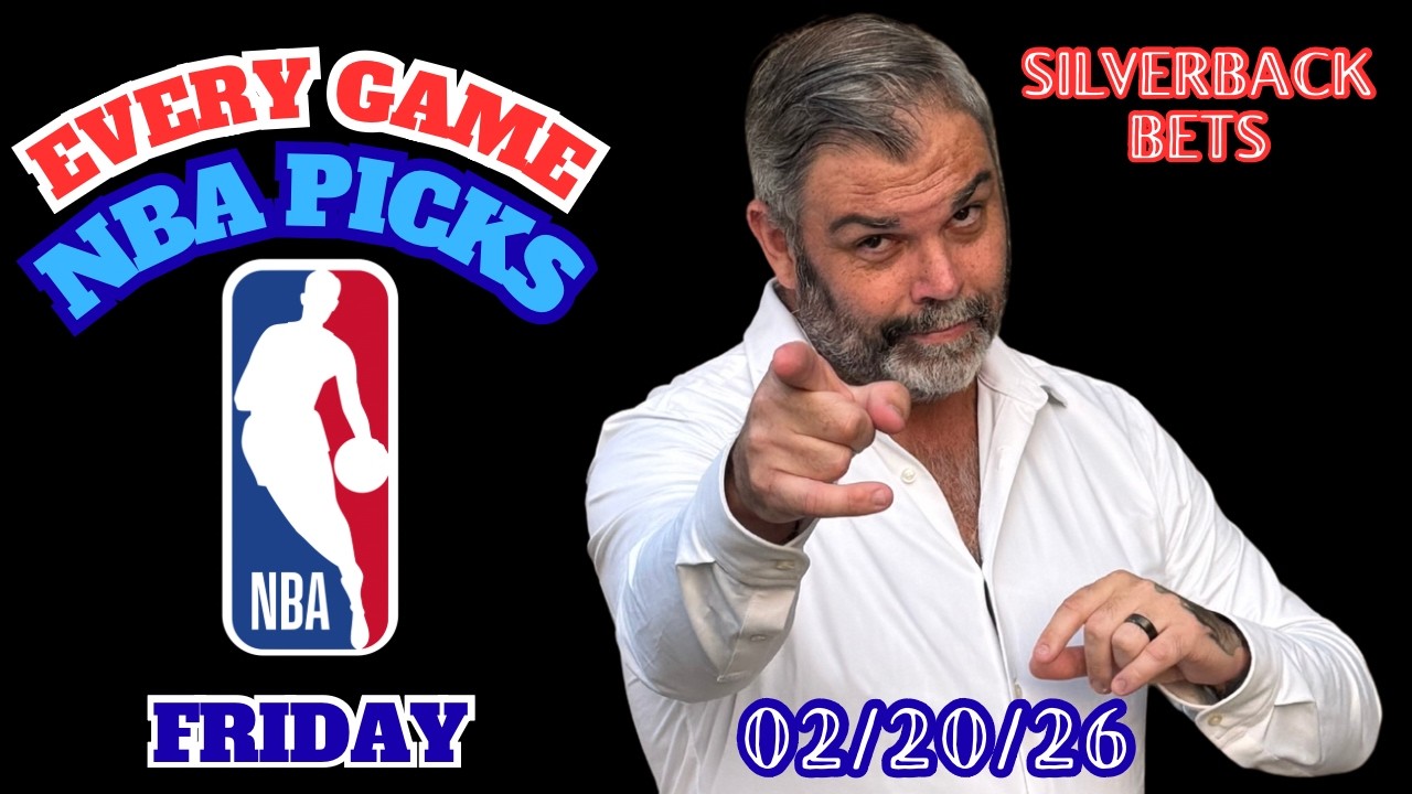 NBA Picks Today Friday 2/20/26 | Daily Best Bets, Locks, Predictions, and Player Props