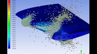 Celebrity Ansys Explicit Dynamics - Multiple Bird Strikes on a Jet Wing Profile