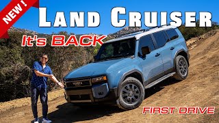 2024 Toyota Land Cruiser FIRST DRIVE REVIEW - It's Back and a Hybrid Now