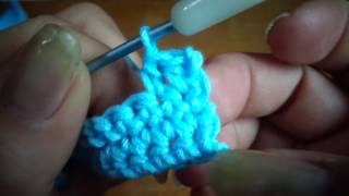 Clase n° 3 crochet : medio punto: (mp)