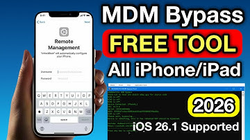 FREE MDM Locked Bypass iPhone 6 to iPhone 17 Pro max 2026