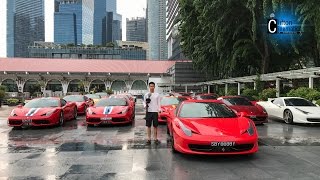 30 ferrari gathering at fullerton bay hotel 2016