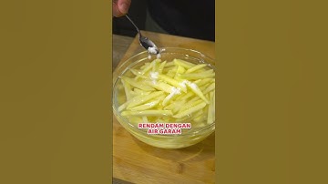 Thumbnail of TEACHING WIFE HOW TO FRIES DELICIOUS POTATOES! #shortstogether #jakartabanget #shorts