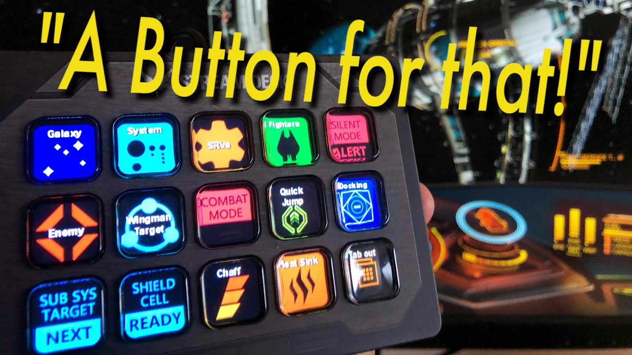 Make A Request Docking Button And More Using A Stream Deck Elite Dangerous Youtube