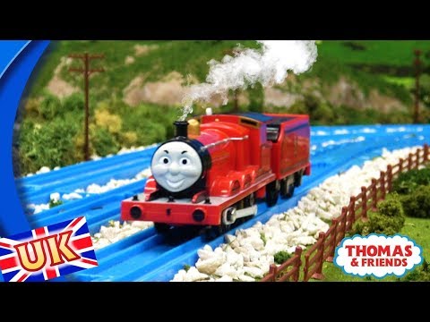 No Joke for James UK | James Helps the Inspector | Thomas and Friends Clip Remake