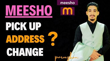 How to Change Seller Pick Up Address In Meesho Supplies Pick up Address update | Seller I