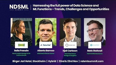 Panel | Harnessing the full power of Data Science & ML Functions – Trends, Challenges, Opportunities