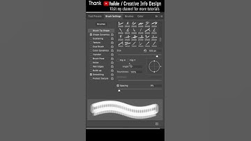 How To Make Chain Brush in Adobe Photoshop Tutorial#shorts
